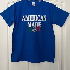 Youth “American made with Italian parts” teeshirt